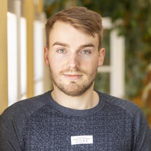 David Retzlaff im bluehands-Büro